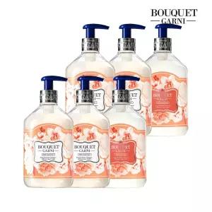 부케가르니 딥 퍼퓸 핑크자몽향 500ml 샴푸 x4개+트리트먼트 x2개