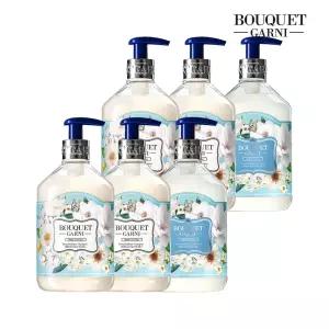 부케가르니 딥 퍼퓸 베이비파우더향 500ml 샴푸 x4개+트리트먼트 x2개