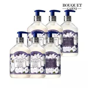 부케가르니 딥 퍼퓸 바닐라머스크향 500ml 샴푸 x4개+트리트먼트 x2개