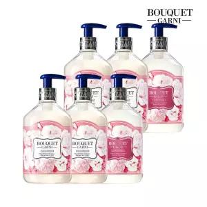 부케가르니 딥 퍼퓸 체리블라썸향 500ml 샴푸 x4개+트리트먼트 x2개