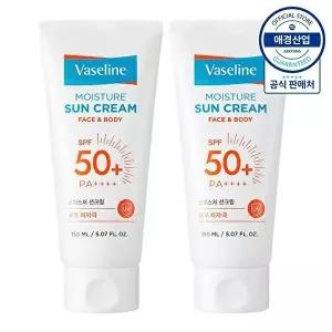 [애경]바세린 모이스처 선크림 150ml ,2개