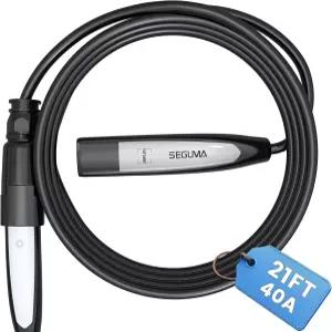 테슬라용 SEGUMA EV 충전기 연장 케이블 레벨 1 및 2 S 최대 40A 21FT 240V 9.6KW 월 커넥터 모델