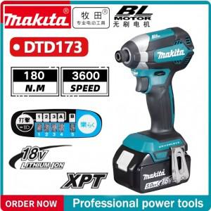 마키타 호환 6Ah 18V 배터리 BL1830B 교체용 리튬 DTD173