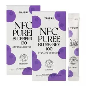 트루알엑스 NFC 퓨레 블루베리 100 19gX14포X2개25340085673596