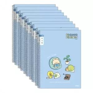 ( )초등 슬림 좁은칸 독서 노트 종류랜덤 10권 1세트 스프링 독서록 기록장