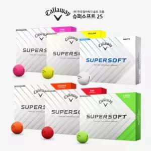 [캘러웨이 정품] SUPER SOFT 25 슈퍼소프트 6가지 컬러 10더즌.