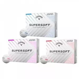 [캘러웨이 정품] SUPER SOFT SPLATTER 25 2피스 슈퍼소프트 스플레터 레드, 블루.