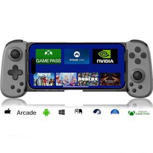 IPHONE용 ARVIN 모바일 게임 컨트롤러, 휴대폰 / 무선 플레이 GEFORCE 태블릿 - 클라우드 삼성 PS STEAM PS4 스위치 NOW LINK XBOX PC 게임패드 원격 지원 안드로이드, 케이스