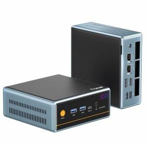 Trycoo 미니 PC AMD 라이젠 5700U 8C 16T 최대 3GHz 게이밍 Pc16GB DDR4 512GB SSD 듀얼 LAN 5G 1G Wi Fi 4K 60Hz HD DP Type 울트라 데스크탑 오피스 홈용