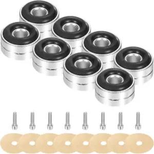 MECCANIXITY 4Pcs 서브우퍼 격리 패드 20x8mm 스피커 피트 스파이크 오디오 장비 단선용 턴테이블 스튜디오