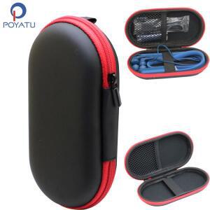 POYATU 헤드폰 소니 WI-C310 Wi-C200 Wi-Xb400 이어폰 헤드셋 휴대용 가방 상자 보관 파우치 박스