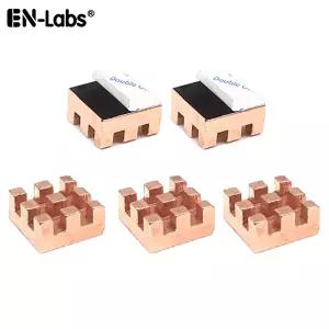 순수 구리 방열판 10x10mm 메모리 RAM MOS 용 소형 방열판 칩셋 IC 라디에이터 9448A 열 접착 테이프 포함