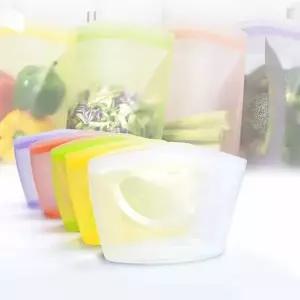 고품질 TBZ 국산 컬러지퍼백 실리콘 밀폐용기 지퍼백 중형 850ml 신...
