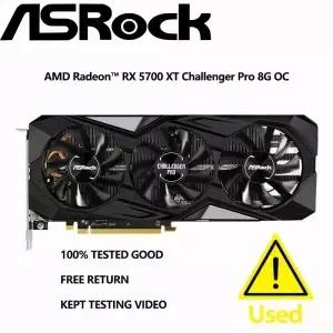 ASRock 챌린저 프로 라데온 비디오 카드 RX5700XT CLP 8GB GDDR6 PCI 익스프레스 4.0x16
