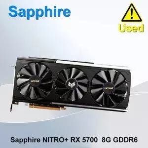 사파이어 NITRO RX 5700 8G GDDR6 14000MHz 8GB 2×HDMI 2×DisplayPort 그래픽 카드