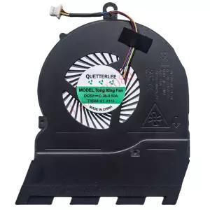 Dell piron 15 5565 5567 piron 17 5765 5767 P66F P32E 시리즈용 노트북 CPU 냉각 팬 DFS481305MC0T 교체