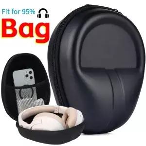 소니 WH-1000XM4 WH-CH720N MDR-ZX100 헤드셋 보관 가방 하드 쉘 이어폰 휴대용 파우치 박스용 범용 헤드폰