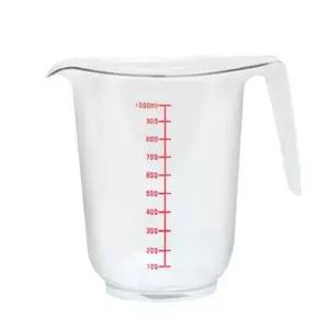 swK 1000ml 계량컵 비커 이유식 용량컵 베이킹 라면물 투명 손잡이