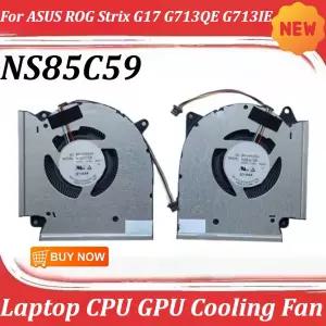 ASUS ROG Strix G17 G713QE G713IE RTX3050Ti NS85C59 5V용 노트북 CPU GPU 냉각 팬