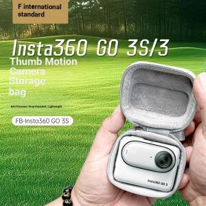 호환Insta360 GO 3S/3용 카메라 가방 보관 보호 케이스 휴대용 액션 엄지 상자 낙하 방지
