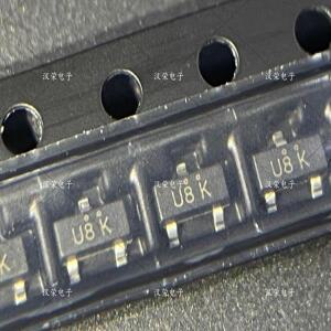 오리지널 BSR14 U8K TRANS NPN 40V 0.8A SOT23-3, 20PCs,