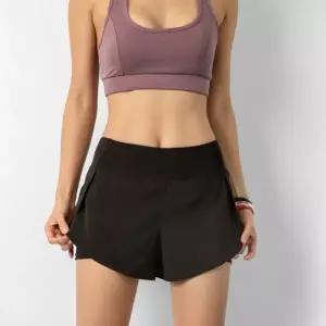 반바지 여성 운동복 헬스 조깅 포켓 와이드 밴드 숏팬츠
