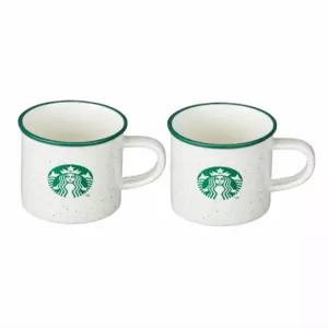 스타벅스 STARBUCKS 그린 사이렌 도트 머그 355ml 2P 세트 1003693 516180 [매장상품]