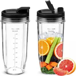 닌자용 2pc 교체 32oz 블렌더 컵 닌자 BL456 L48 BN400 NN02 SS00
