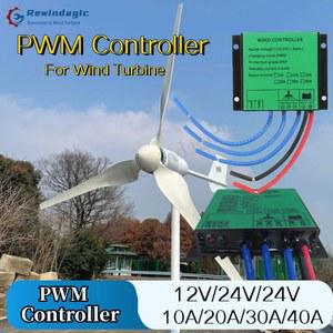 12V 24V 48V MPPT 풍력 태양광 PWM 충전 컨트롤러 3000W 풍력 터빈 발전기 최대 5000W 태양광 패널 리튬/납산 배터리용