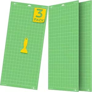 HTVRONT 표준 그립 커팅 매트 3팩 2x24 Cricut Maker 4/Maker/Explore 3/4/Air 2/One 접착식 스티키 퀼팅