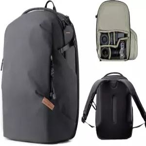 용 OneGo Lite 6L 카메라 백팩 방수 DSLR/거울 가방 드론 트립포드 마운트 여행 및 4 노트북용 주말 사진