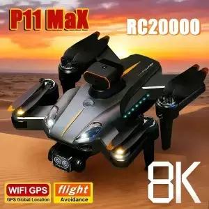 P Max GPS 드론 8K HD 5G 항공 촬영 듀얼 카메라 장애물 회피 브러시리스 쿼터 20000M 2026
