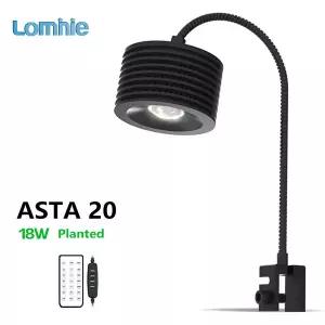 메탈라이트 어항조명 수초용 Lominie LED 수족관 조명 식물 탱크 4 채널 원격 제어 6500K 구즈넥 민물 수조