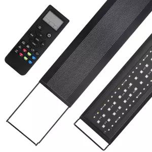 메탈라이트 어항조명 수초용 30-60cm 수족관 풀 스펙트럼 리모컨 LED 조명 어항 DIY 색상 밝기 날씨 모드