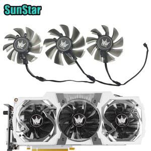 새로운 GA92S2H GTX 970 980 TI 비디오 카드 쿨러 팬 Galaxy HOF 그래픽 냉각