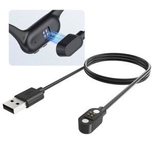 골전도 헤드폰용 VBANU 교체 충전 케이블 BXSWTU X7 PSIER S18 DNIAKM X20 NANK 러너 4 및 기타 마그네틱 4핀 충전기 (2.54MM 피치)