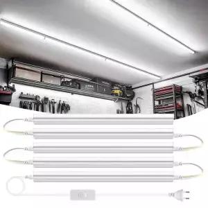 6PCS 50CM LED 바 조명 220V T5 튜브 램프 하우스 캐비닛 차고 지하실 도구실 화이트/따뜻한 화이트/내추럴