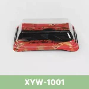 세트 일회용기 [TONG] (레드/ [BR] 초밥 배달용기 300개 도시락용기 XYW-1001)