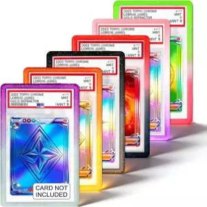 RCPLAGA PSA 슬랩 범퍼 6팩 TPU 가드 등급 카드 전용 한정판 그라디언트 엣지 프로텍터 케이스 커버