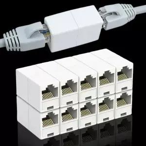 0/20/30Pcs RJ45 커플러 이더넷 케이블 LAN 커넥터 Cat7 익스텐더 어댑터 여성용
