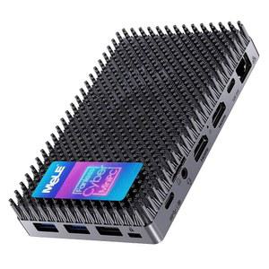 MeLE 미니 PC 사이버 X1 - 트리플 스토리지, 팬리스 교육, 512GB PC, 전체 2.4/5G Wi-Fi, 데스크탑 N150 기능 16GB 천체 USB-C RAM, 사무실, 디스플레이 4K 컴퓨터, 가정, 사진용