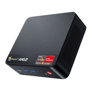 SER5 5500U AMD Ryzen 5 미니 디스플레이 컴퓨터(6C/12T, HDMI/DP1.4/Wi-Fi 5.2/2.5Gbps 데스크탑 4.0GHz), 듀얼 PC 4K 6/블루투스 500GB HD 마이크로 DDR4 SSD, 이더넷 최대 16GB