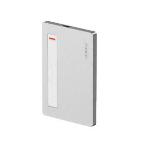 sharge Disk Plus SSD 인클로저 10Gbps NVMe 25인치 울트라 슬림 알루미늄 내장 케이블 USB Gen2 지원 사이즈 2230 2242 2280 SSD 미포함