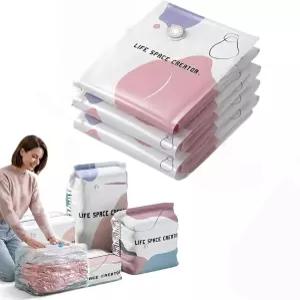 3장 M/L/XL 펌프 없음 3D 진공 보관 라이프 스페이스 크리에이터 옷 담요 침구 이불을 위한 베터 가방 계절