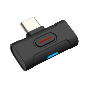 KGUSS xDuoo MX-C1 고해상도 블루투스 5.4 송신기 USB-C - SBC /aptX HD 적응형 /LE-AUDIO /LC3 Lite, PC /폰 /태블릿 /PS5 /스위치용 저지연 어댑터 지원