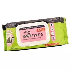 안심 구연산 다목적 티슈 캡형 50매 1p 청소용 물티슈 청소물티슈 세정물티슈 구연산물티슈