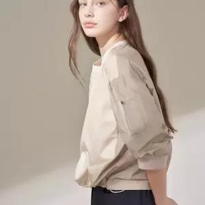 올리비아로렌 썸머 캐주얼 배색 블라우스VVCNL5M5386YS 1329061