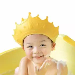 유아목욕캡 아기목욕캡모자 유아 머리 샴푸캡 아기머리감기기 유아머리감기 아이샤워캡 왕관