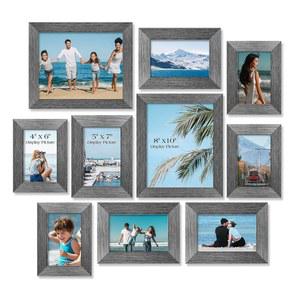 TWING Collage Picture Frames 장식 10팩 갤러리 그레이 사진 프레임 세트 또는 테이블 디스플레이용 8x10 25 4cm 8x10인치 2개 12 7x17 8cm 5x7인치 4개 10