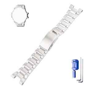 MMBAY 카시오 STEEL Shock GST 210 400G GST B100 GST W100 W110 W300 GST S100 S100D S110 S110D S300 교체용 멘탈 스트랩 손목 밴드 남성용